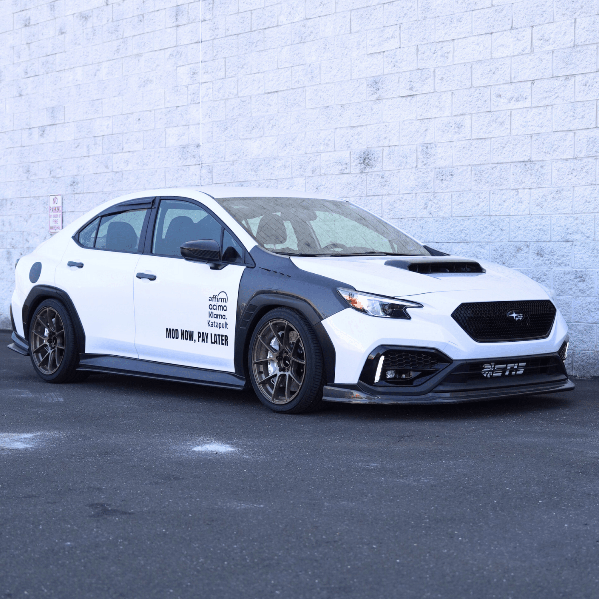 JDMuscle [22-26 WRX] Carbon Fiber CS Style Front Lip - Graveyard Performance