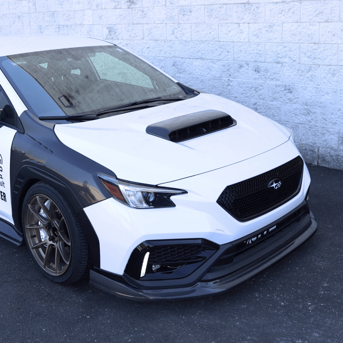 JDMuscle [22-26 WRX] Carbon Fiber CS Style Front Lip - Graveyard Performance