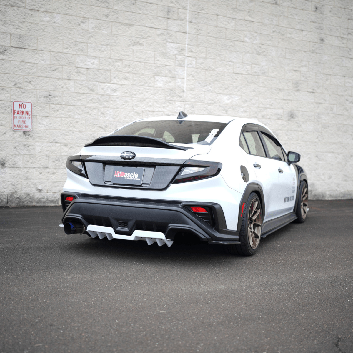 JDMuscle [22-26 WRX] Carbon Fiber Duck Bill V4 - Graveyard Performance