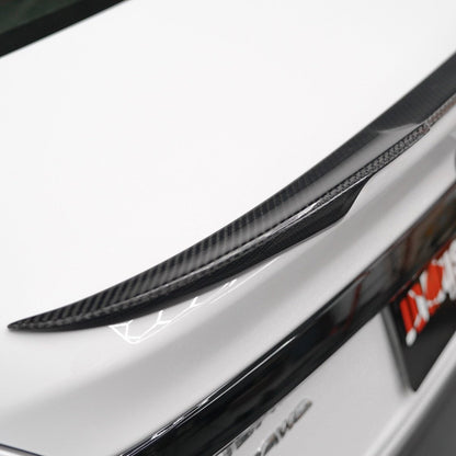 JDMuscle [22-26 WRX] Vacumm-Infused V6 Carbon Fiber Duck Bill Spoiler