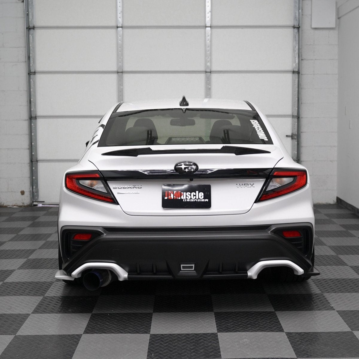 JDMuscle [22-26 WRX] Vacumm-Infused V6 Carbon Fiber Duck Bill Spoiler