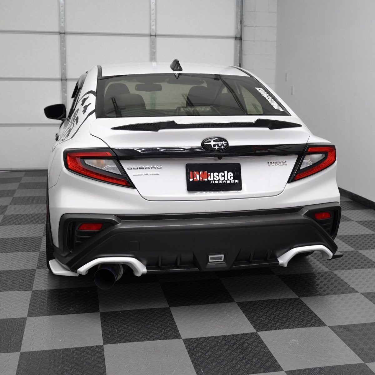 JDMuscle [22-26 WRX] Vacumm-Infused V6 Carbon Fiber Duck Bill Spoiler