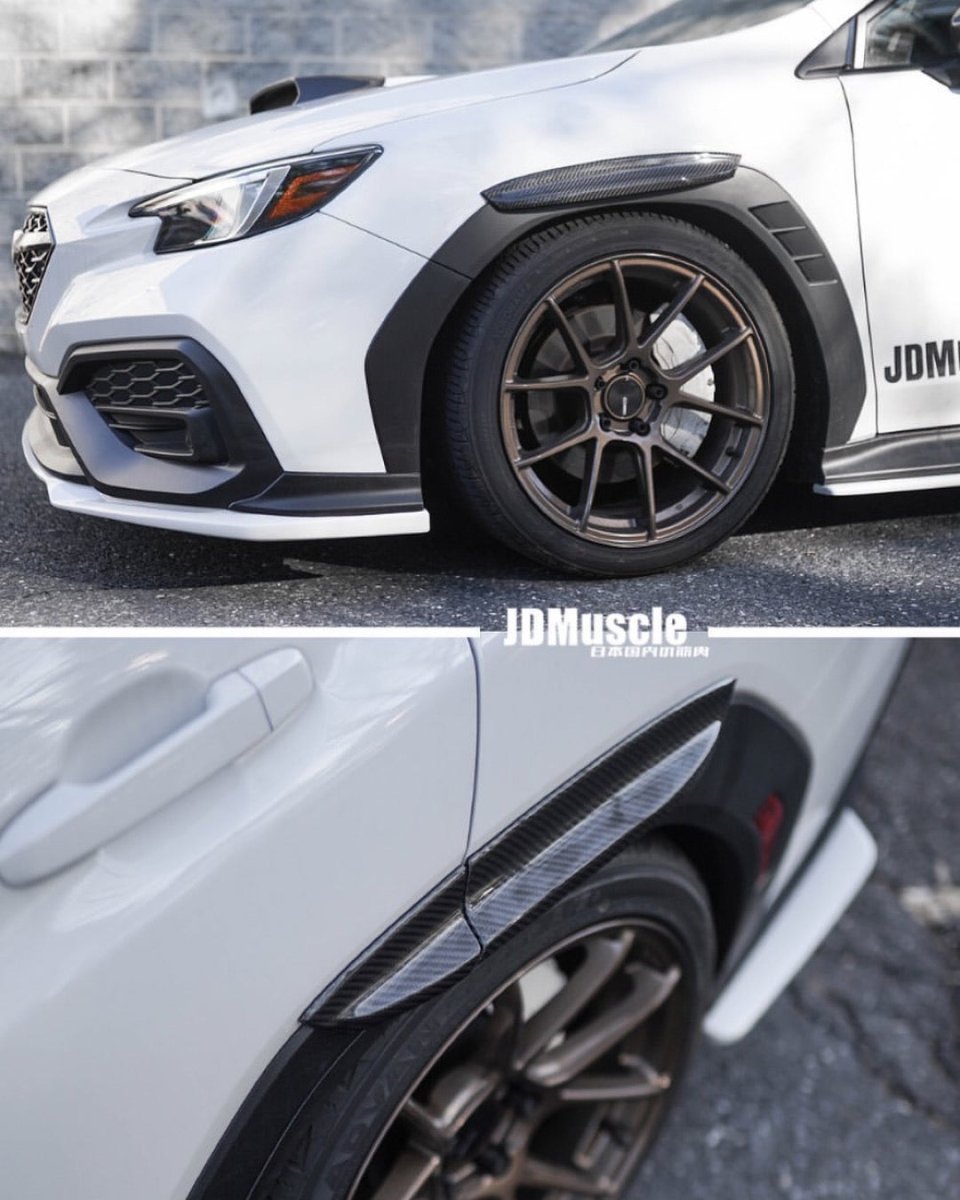 JDMuscle [22-26 WRX] Carbon Fiber Fender Flares Kit V1* CLEARANCE NO RETURNS - Graveyard Performance