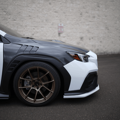 JDMuscle [22-26 WRX] Carbon Fiber FMIC Reverse Hood Scoop - Graveyard Performance