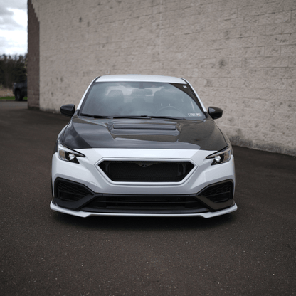 JDMuscle [22-26 WRX] Carbon Fiber FMIC Reverse Hood Scoop - Graveyard Performance