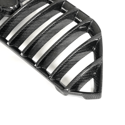 JDMuscle [22-26 WRX] Carbon Fiber Front Bumper Grille - Amuga Style - Graveyard Performance