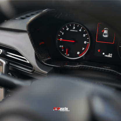 JDMuscle [22-26 WRX] Carbon Fiber Gauge Cluster Trim Replacement - Graveyard Performance