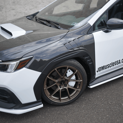 JDMuscle [22-26 WRX] Carbon Fiber Hood OEM Style 2 PC - Graveyard Performance