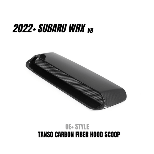 JDMuscle [22-26 WRX] Carbon Fiber Hood Scoop - OE+/ Bulge Style - Graveyard Performance