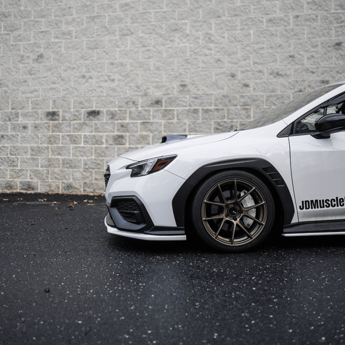 JDMuscle [22-26 WRX] Carbon Fiber Hood Scoop - OE+/ Bulge Style - Graveyard Performance