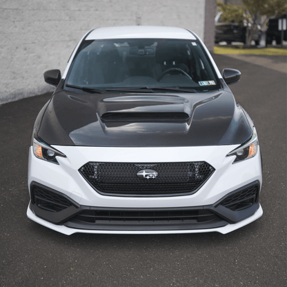 JDMuscle [22-26 WRX] Carbon Fiber Hood Scoop - OE Style - Graveyard Performance