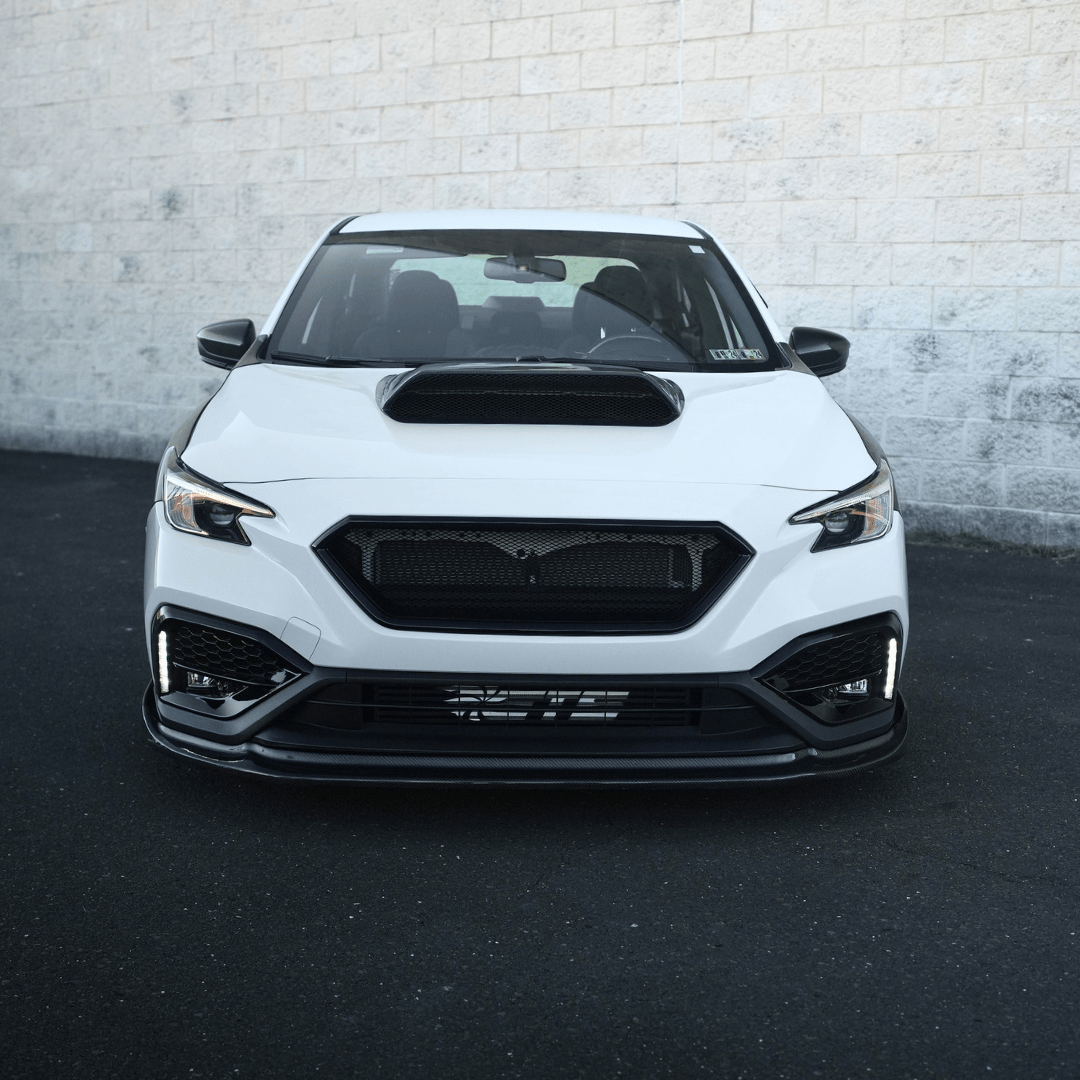 JDMuscle [22-26 WRX] Carbon Fiber Hood Scoop - Rally Style V2 - Graveyard Performance