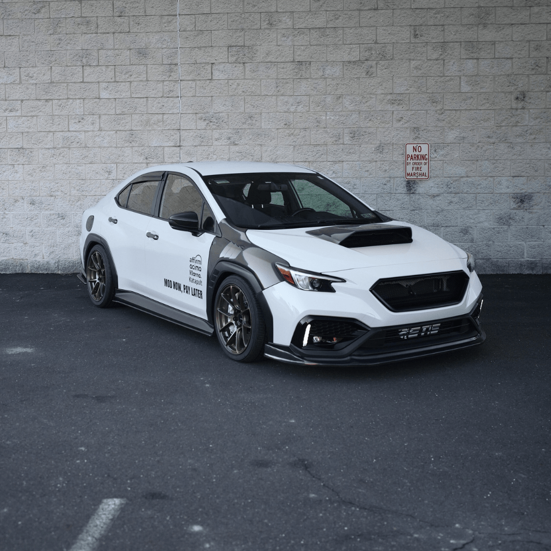 JDMuscle [22-26 WRX] Carbon Fiber Hood Scoop - Rally Style V2 - Graveyard Performance