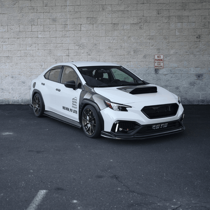 JDMuscle [22-26 WRX] Carbon Fiber Hood Scoop - Rally Style V2 - Graveyard Performance
