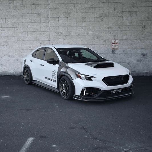JDMuscle [22-26 WRX] Carbon Fiber Hood Scoop - Rally Style V2 - Graveyard Performance