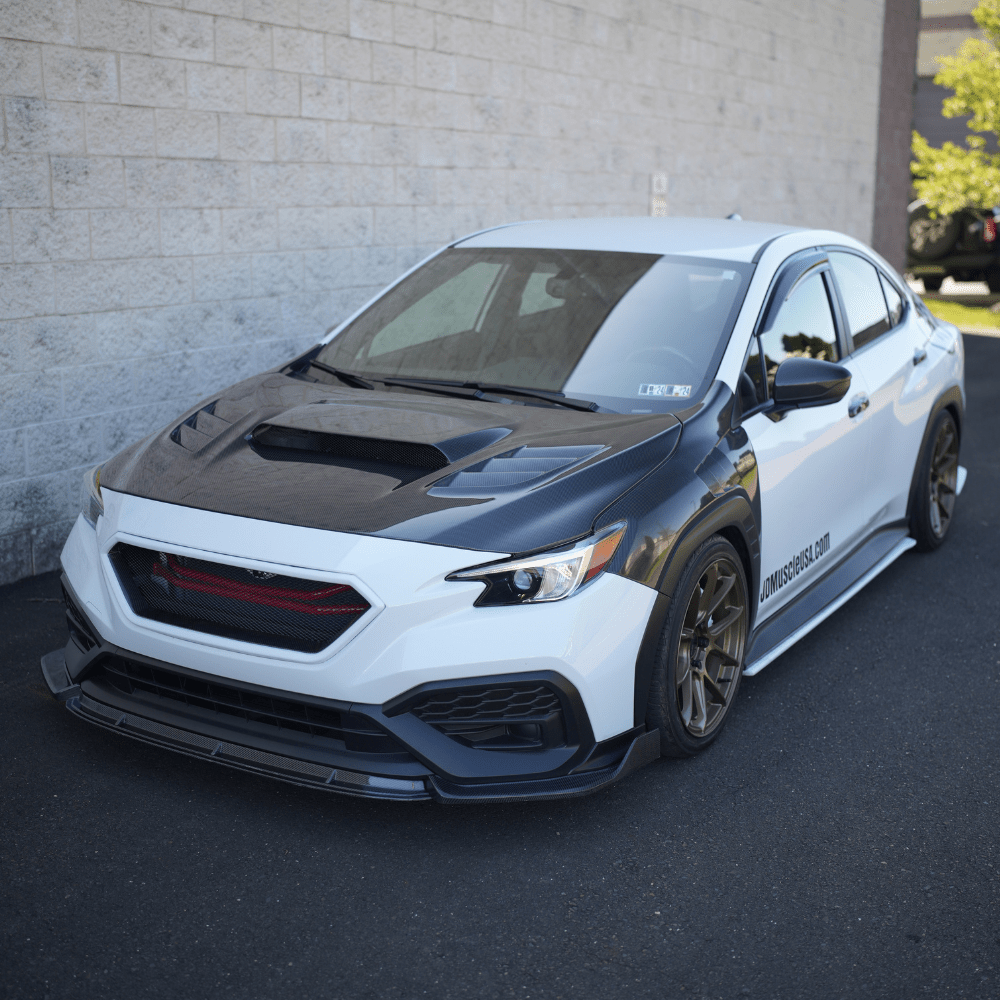 JDMuscle [22-26 WRX] Carbon Fiber Hood V1 - Graveyard Performance