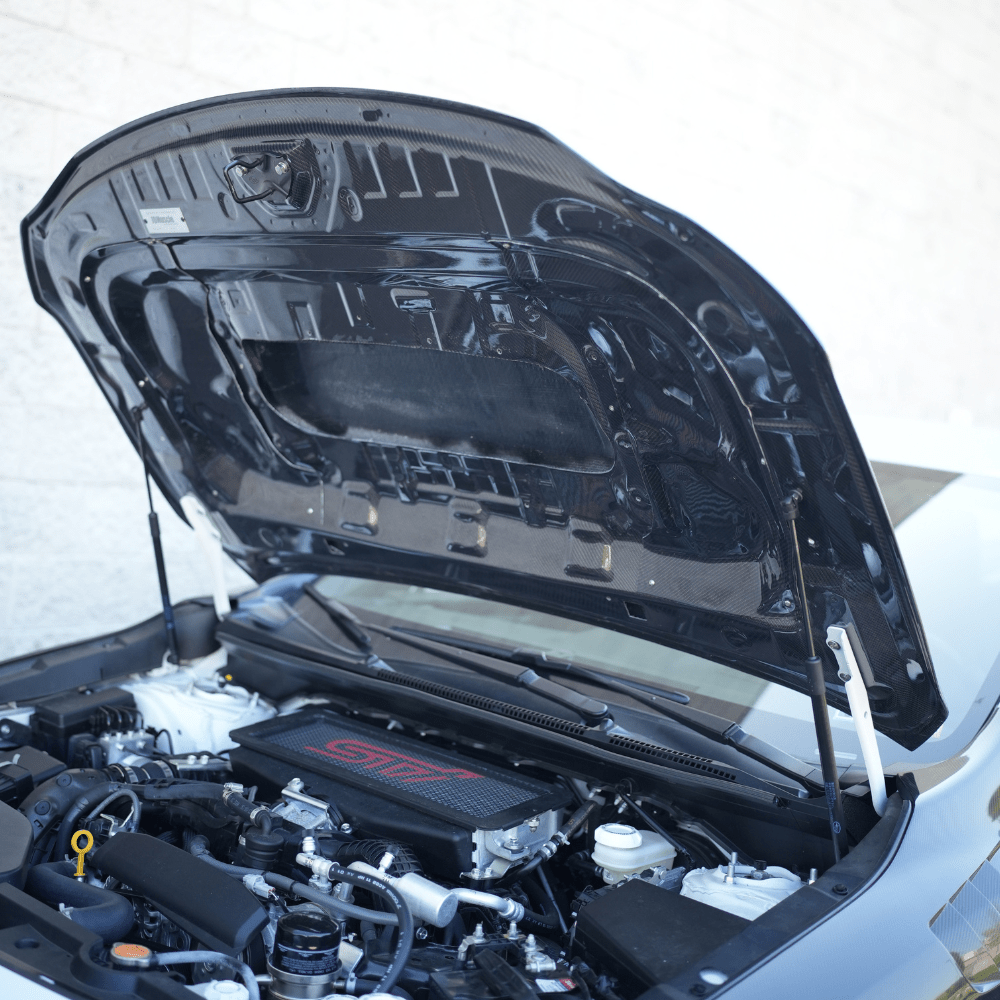 JDMuscle [22-26 WRX] Carbon Fiber Hood V1 - Graveyard Performance