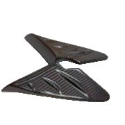 JDMuscle [22-26 WRX] Carbon Fiber J-Panel Anti-Buffeting Wind Deflector - Graveyard Performance