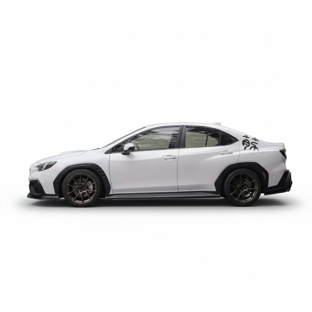 JDMuscle [22-26 WRX] Carbon Fiber Rear Spats OE+ Style - Graveyard Performance
