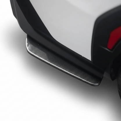 JDMuscle [22-26 WRX] Carbon Fiber Rear Spats OE+ Style - Graveyard Performance