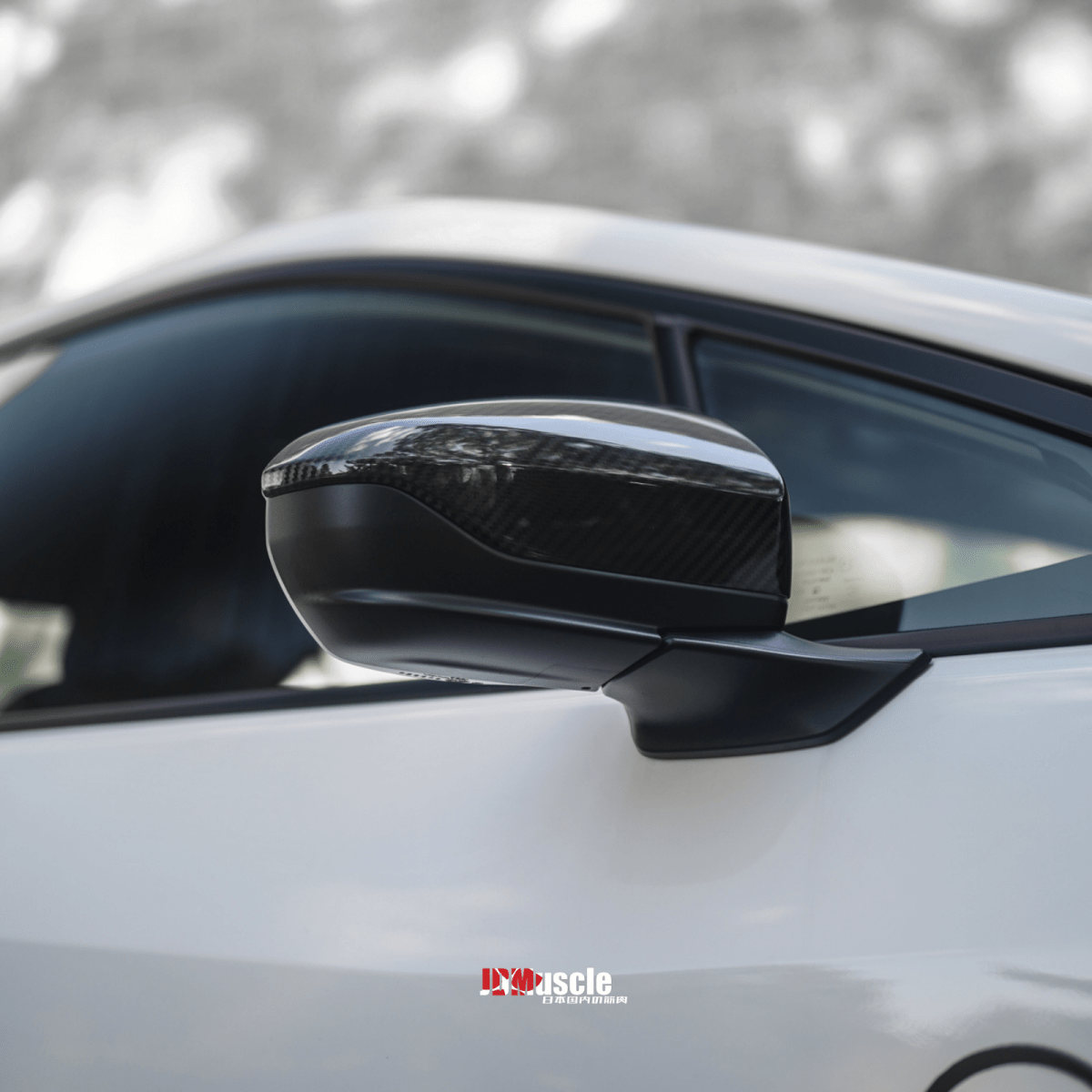 JDMuscle [22-26 WRX] Carbon Fiber Side Mirror Covers - Graveyard Performance
