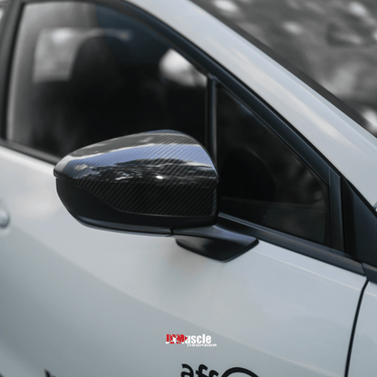 JDMuscle [22-26 WRX] Carbon Fiber Side Mirror Covers - Graveyard Performance
