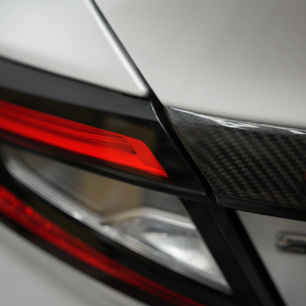 JDMuscle [22-26 WRX] Carbon Fiber Trunk Garnish Trim Cover - Graveyard Performance