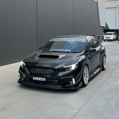 JDMuscle [22-26 WRX] Carbon Fiber V2  Front Bumper Lip - Graveyard Performance