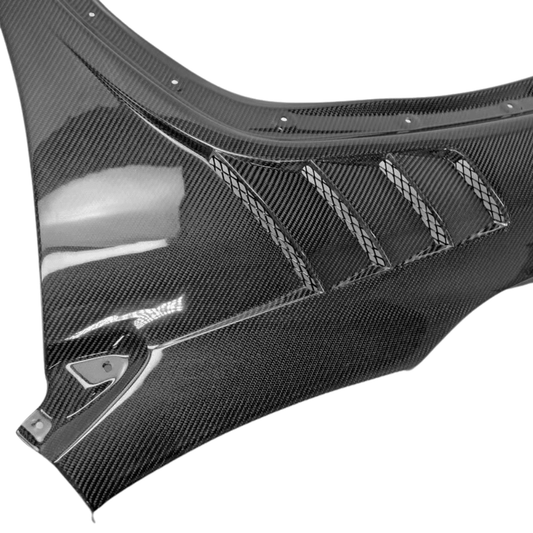 JDMuscle [22-26 WRX] Carbon Fiber/FRP Vented Fenders - Graveyard Performance