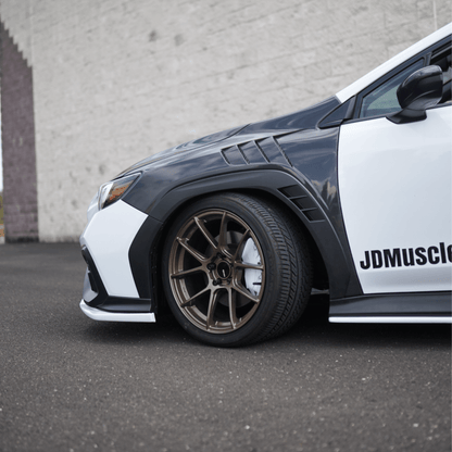 JDMuscle [22-26 WRX] Carbon Fiber/FRP Vented Fenders - Graveyard Performance