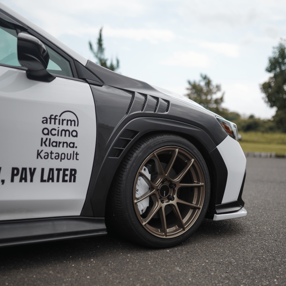 JDMuscle [22-26 WRX] Carbon Fiber/FRP Vented Fenders - Graveyard Performance