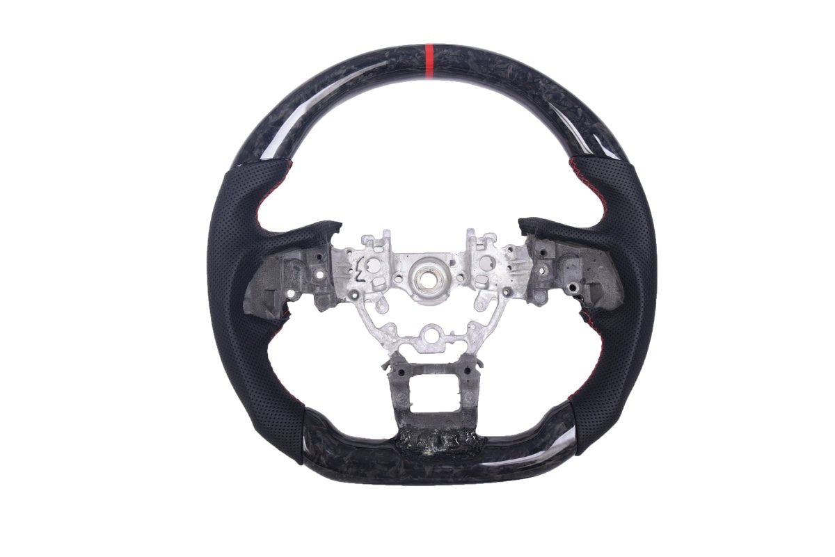 JDMuscle [22-26 WRX] Carbon-Pro Series Steering Wheel compatible w/ MT & CVT - Graveyard Performance