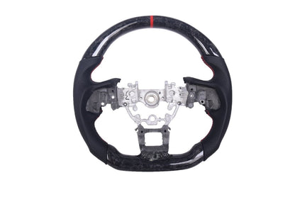 JDMuscle [22-26 WRX] Carbon-Pro Series Steering Wheel compatible w/ MT & CVT - Graveyard Performance