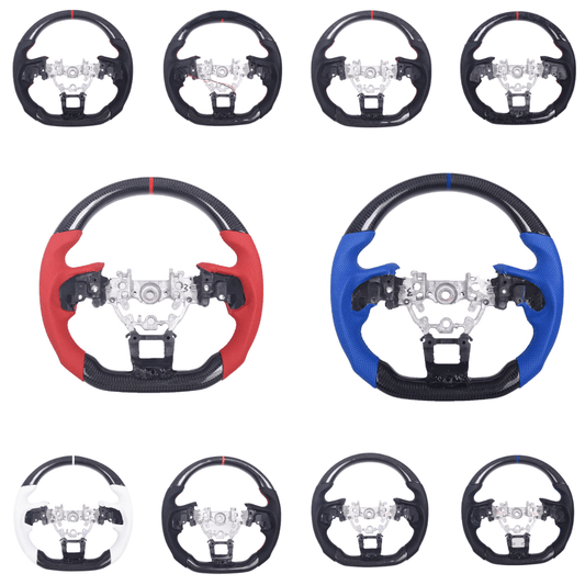 JDMuscle [22-26 WRX] Carbon-Pro Series Steering Wheel compatible w/ MT & CVT - Graveyard Performance