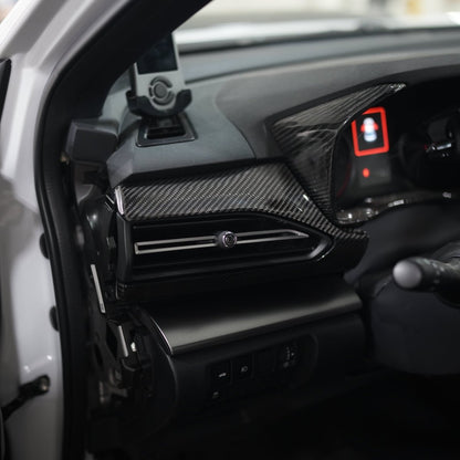 JDMuscle [22-26 WRX] Dashboard Instrument Panels Replacements - Carbon Fiber/Leather/Alcantara - Graveyard Performance