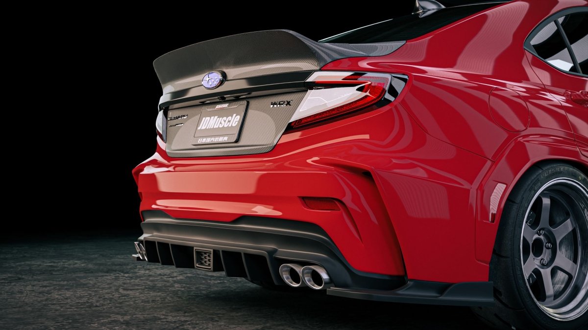 JDMuscle [22-26 WRX] Evolution Rear Bumper - Graveyard Performance