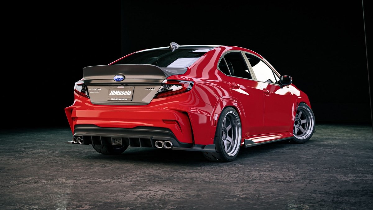 JDMuscle [22-26 WRX] Evolution Rear Bumper - Graveyard Performance