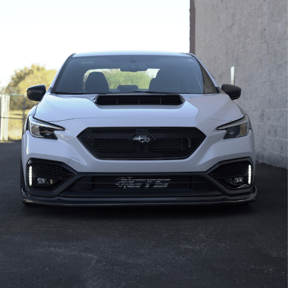 JDMuscle [22-26 WRX] GC8 Style Version 2 Tanso Carbon Fiber Hood Scoop - Graveyard Performance