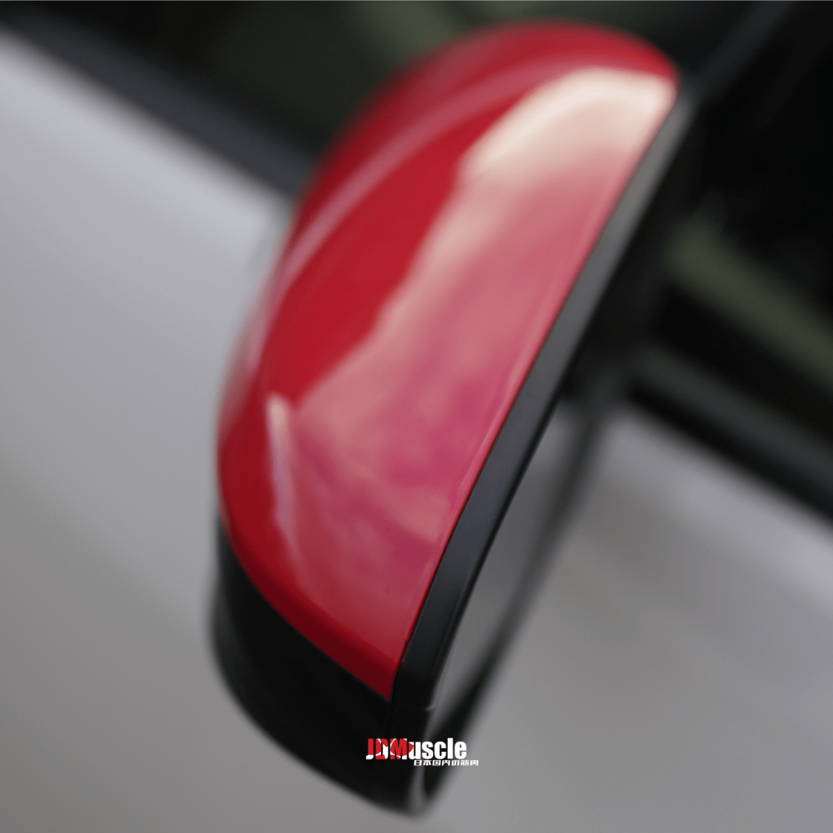 JDMuscle [22-26 WRX] Mirror Covers Replacements | 2PC Set, Paint Matched / Gloss Black / Cherry Red - Graveyard Performance