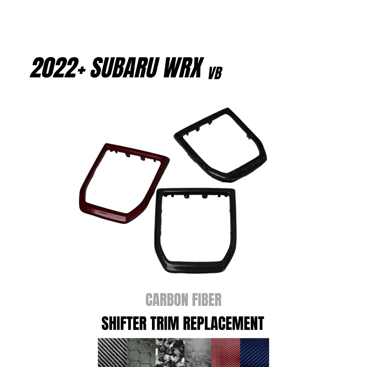 JDMuscle [22-26 WRX] MT Carbon Fiber Shifter Trim Replacement - Graveyard Performance