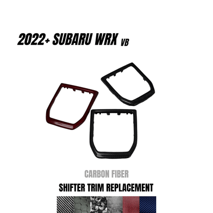 JDMuscle [22-26 WRX] MT Carbon Fiber Shifter Trim Replacement - Graveyard Performance