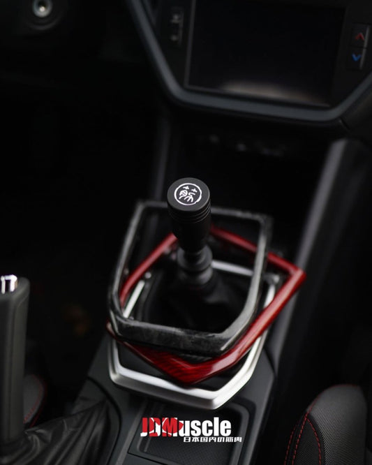 JDMuscle [22-26 WRX] MT Carbon Fiber Shifter Trim Replacement - Graveyard Performance