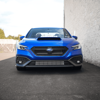 JDMuscle [22-26 WRX] OEM Style Sport Grille w/ Integrated Emblem Mount and Optional Painted Stripe - Graveyard Performance