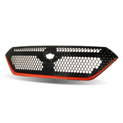 JDMuscle [22-26 WRX] OEM Style Sport Grille w/ Integrated Emblem Mount and Optional Painted Stripe - Graveyard Performance