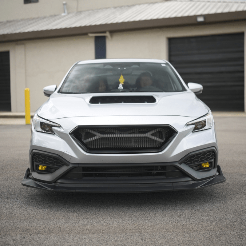 JDMuscle [22-26 WRX] Oversized Hood Scoop V1 - Gloss Black / Paint Matched / Carbon Fiber - Bulge Style - Graveyard Performance