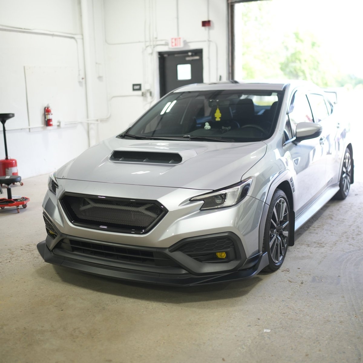 JDMuscle [22-26 WRX] Oversized Hood Scoop V1 - Gloss Black / Paint Matched / Carbon Fiber - Bulge Style - Graveyard Performance
