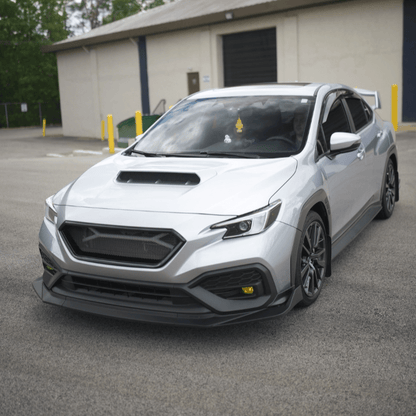 JDMuscle [22-26 WRX] Oversized Hood Scoop V1 - Gloss Black / Paint Matched / Carbon Fiber - Bulge Style - Graveyard Performance