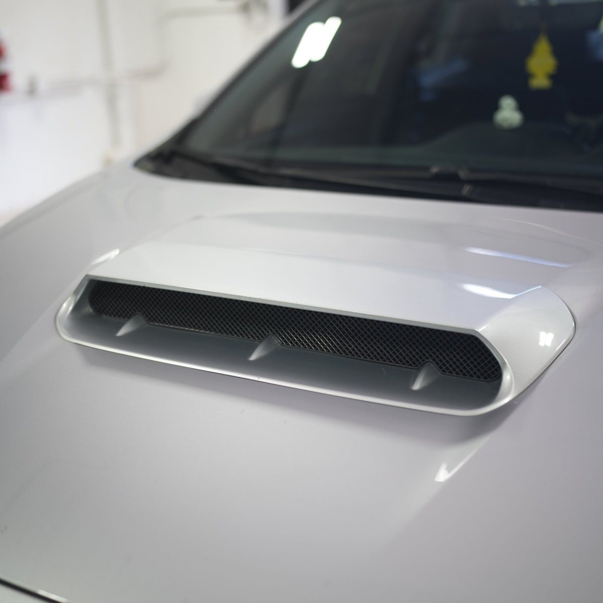 JDMuscle [22-26 WRX] Oversized Hood Scoop V1 - Gloss Black / Paint Matched / Carbon Fiber - Bulge Style - Graveyard Performance
