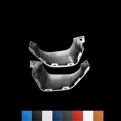 JDMuscle [22-26 WRX] Paint Matched Exhaust Finisher Trim Replacements - Graveyard Performance
