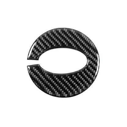 JDMuscle [22-26 WRX] P&S Series Carbon Fiber Airbag Trim Cover | Black Carbon Fiber/ Red Carbon Fiber - Graveyard Performance